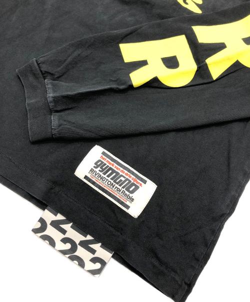 RRR123（リヴィントンロイレビス）RRR123 (リヴィントンロイレビス) プリントカットソー ブラック サイズ:表記なしの古着・服飾アイテム