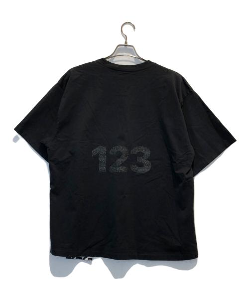 RRR123（リヴィントンロイレビス）RRR123 (リヴィントンロイレビス) プリントTシャツ ブラック サイズ:不明の古着・服飾アイテム