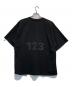 RRR123 (リヴィントンロイレビス) プリントTシャツ ブラック サイズ:不明：15000円