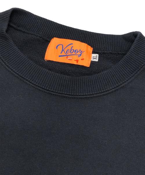 KEBOZ（ケボズ）KEBOZ (ケボズ) バックプリントスウェット ブラック サイズ:XLの古着・服飾アイテム