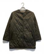 J.PRESSジェイプレス）の古着「【リバーシブル】キルテッド ロング丈 コート」｜グリーン