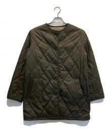 J.PRESS（ジェイプレス）の古着「【リバーシブル】キルテッド ロング丈 コート」｜グリーン