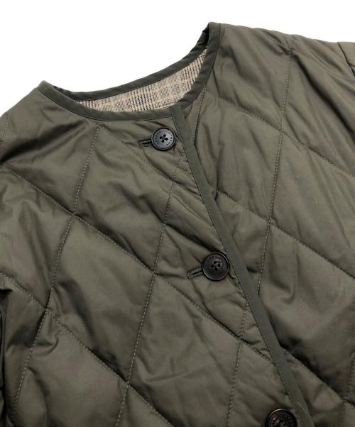 J.PRESS（ジェイプレス）J.PRESS (ジェイプレス) 【リバーシブル】キルテッド ロング丈 コート グリーン サイズ:9の古着・服飾アイテム