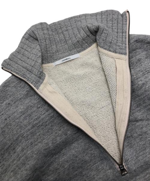 JOHNBULL（ジョンブル）JOHNBULL (ジョンブル) トンプキン裏毛ジップショートスウェット グレー サイズ:Mの古着・服飾アイテム
