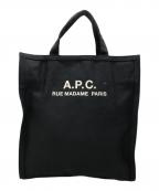 A.P.C.アーペーセー）の古着「トートバッグ cabas recuperation」｜ブラック
