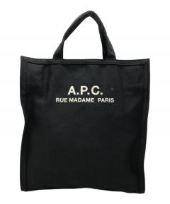 中古・古着通販】A.P.C. (アーペーセー) メッシュトートバッグ カーキ