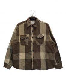 C.P.O.by CAMPUS（シーピーオーバイキャンパス）の古着「ヘビーネルシャツ」｜ブラウン
