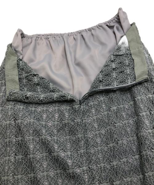 SALON adam et rope'（サロンアダムエロペ）SALON adam et rope' (サロンアダムエロペ) レーススカート グリーン サイズ:Freeの古着・服飾アイテム