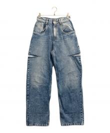 Maison Margiela（メゾンマルジェラ）の古着「SLASH DETAIL DENIM PANTS」｜インディゴ