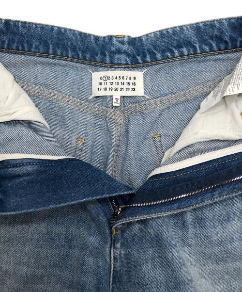 Maison Margiela（メゾンマルジェラ）Maison Margiela (メゾンマルジェラ) SLASH DETAIL DENIM PANTS インディゴ サイズ:40の古着・服飾アイテム