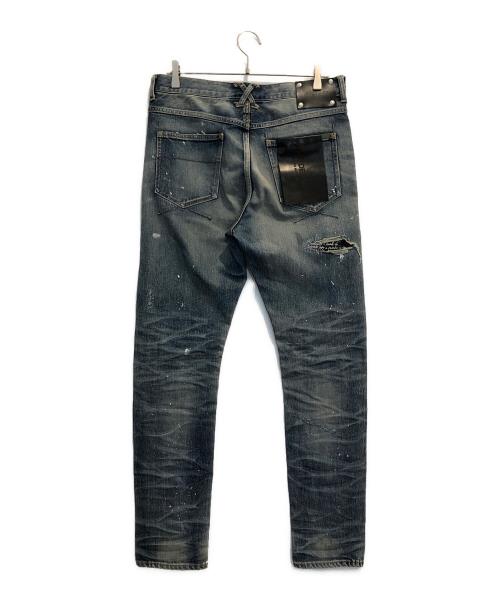 ISAMU KATAYAMA BACKLASH（イサムカタヤマ・バックラッシュ）ISAMU KATAYAMA BACKLASH (イサムカタヤマ・バックラッシュ) KOSUKE MATSUI デニムパンツ インディゴ サイズ:XL 未使用品の古着・服飾アイテム