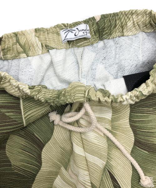 Jungle Gurl（ジャングルガール）Jungle Gurl (ジャングルガール) 総柄ハーフパンツ グリーン サイズ:Sの古着・服飾アイテム