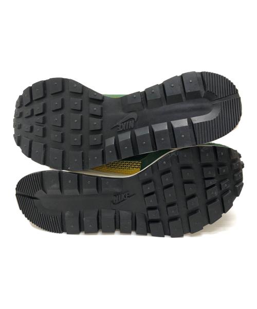 NIKE（ナイキ）NIKE (ナイキ) sacai (サカイ) VAPOR WAFFLE グリーン×イエロー サイズ:US9.5/UK8.5/EUR43/CM27.5 未使用品の古着・服飾アイテム