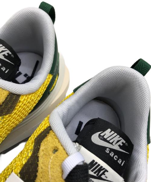 NIKE（ナイキ）NIKE (ナイキ) sacai (サカイ) VAPOR WAFFLE グリーン×イエロー サイズ:US9.5/UK8.5/EUR43/CM27.5 未使用品の古着・服飾アイテム