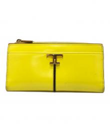 TOD'S（トッズ）の古着「二つ折り長財布」｜グリーン