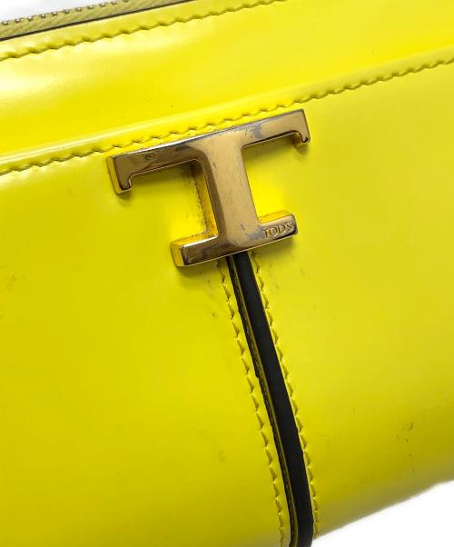 TOD'S（トッズ）TOD'S (トッズ) 二つ折り長財布 グリーンの古着・服飾アイテム