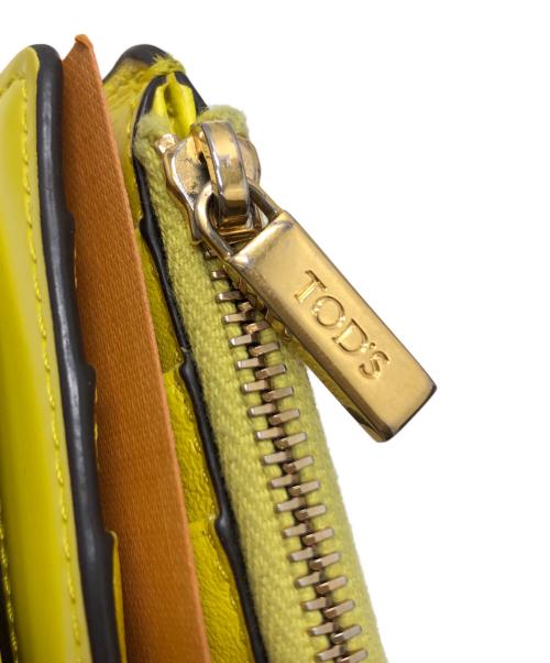 TOD'S（トッズ）TOD'S (トッズ) 二つ折り長財布 グリーンの古着・服飾アイテム