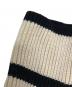 中古・古着 toteme (トーテム) SIGUNATURE STRIPED TURTLENECK アイボリー サイズ:XS：14000円