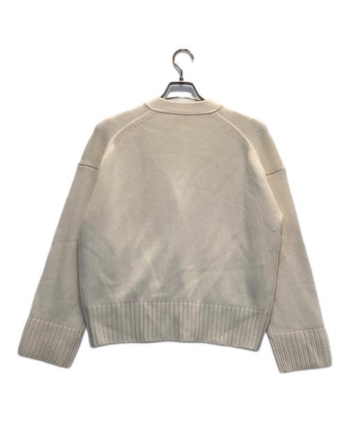 EVERYDAY I LIKE.（エヴリデイ アイ ライク）EVERYDAY I LIKE. (エヴリデイ アイ ライク) Cashmere Chunky V/N C/D ホワイト サイズ:表記なしの古着・服飾アイテム