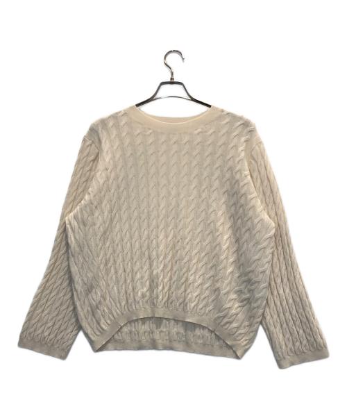 toteme（トーテム）toteme (トーテム) Cashmere cable knit アイボリー サイズ:XSの古着・服飾アイテム