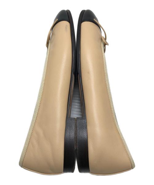 CHANEL（シャネル）CHANEL (シャネル) バイカラー バレエシューズ ベージュ サイズ:371/2の古着・服飾アイテム