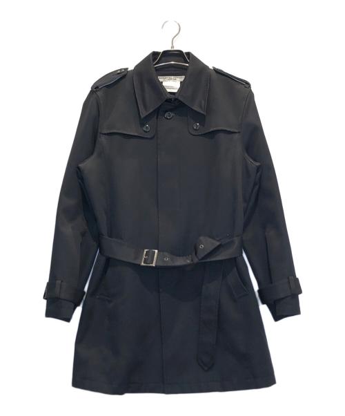 KATHARINE HAMNETT（キャサリンハムネット）KATHARINE HAMNETT (キャサリンハムネット) トレンチコート ブラック サイズ:XLの古着・服飾アイテム