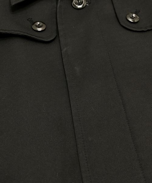 KATHARINE HAMNETT（キャサリンハムネット）KATHARINE HAMNETT (キャサリンハムネット) トレンチコート ブラック サイズ:XLの古着・服飾アイテム