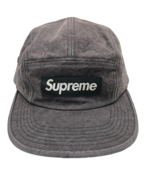 SUPREME（シュプリーム）SUPREME (シュプリーム) Washed Linen Camp Cap ブラック サイズ:表記なしの古着・服飾アイテム