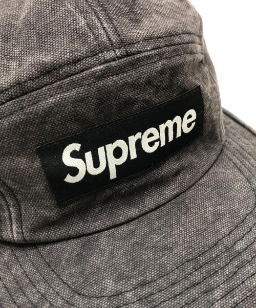 SUPREME（シュプリーム）SUPREME (シュプリーム) Washed Linen Camp Cap ブラック サイズ:表記なしの古着・服飾アイテム