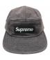 中古・古着 SUPREME (シュプリーム) Washed Linen Camp Cap ブラック サイズ:表記なし：9000円
