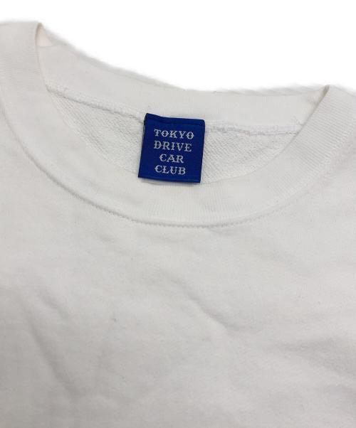 TOKYO DRIVE CAR CLUB（トウキョウドライブカークラブ）TOKYO DRIVE CAR CLUB (トウキョウドライブカークラブ) FRAGMENT DESIGN (フラグメントデザイン) スウェット ホワイト サイズ:XXLの古着・服飾アイテム