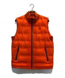 LACOSTE（ラコステ）の古着「CLOMAX中綿ベスト」｜オレンジ