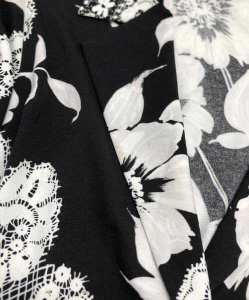 LEONARD FASHION（レオナールファッション）LEONARD FASHION (レオナールファッション) 花柄ジャケット ブラック サイズ:Lの古着・服飾アイテム