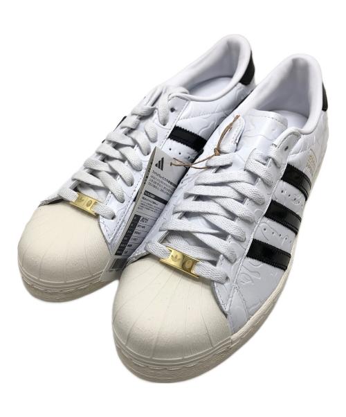 adidas Originals（アディダスオリジナル）adidas Originals BAPE BY A BATHING APE Superstar V BAPE FOOT WEAR WHITE ホワイト サイズ:US9/UK8.5/EUR42 2/3/cm27 未使用品の古着・服飾アイテム