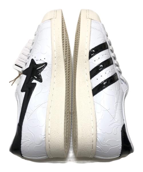 adidas Originals（アディダスオリジナル）adidas Originals BAPE BY A BATHING APE Superstar V BAPE FOOT WEAR WHITE ホワイト サイズ:US9/UK8.5/EUR42 2/3/cm27 未使用品の古着・服飾アイテム