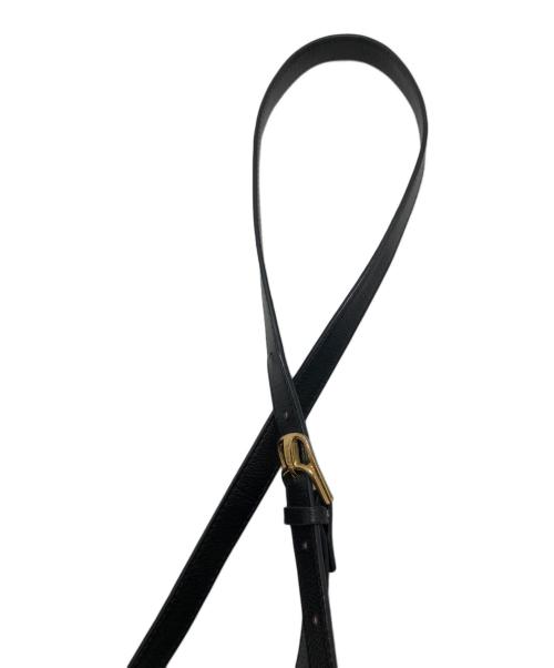 Yves Saint Laurent（イヴサンローラン）Yves Saint Laurent (イヴサンローラン) BIGロゴショルダーバッグ ブラックの古着・服飾アイテム