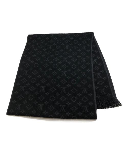 LOUIS VUITTON（ルイ ヴィトン）LOUIS VUITTON (ルイ ヴィトン) マフラー･モノグラム クラシック ブラックの古着・服飾アイテム
