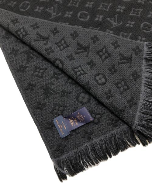 LOUIS VUITTON（ルイ ヴィトン）LOUIS VUITTON (ルイ ヴィトン) マフラー･モノグラム クラシック ブラックの古着・服飾アイテム