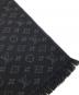 中古・古着 LOUIS VUITTON (ルイ ヴィトン) マフラー･モノグラム クラシック ブラック：35000円