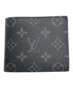 LOUIS VUITTONルイ ヴィトン）の古着「モノグラム　ポルトフォイユ・マルコ NM」｜ブラック