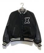 X-LARGEエクストララージ）の古着「袖切替スタジャン」｜ブラック