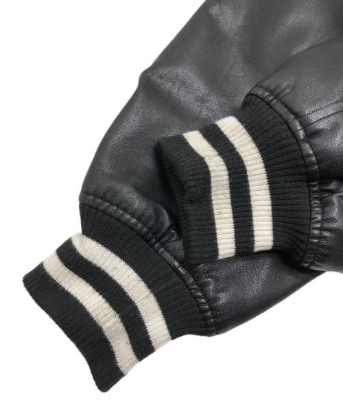 X-LARGE（エクストララージ）X-LARGE (エクストララージ) 袖切替スタジャン ブラック サイズ:36の古着・服飾アイテム