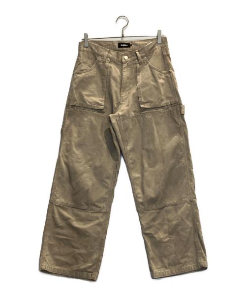X-LARGE（エクストララージ）X-LARGE (エクストララージ) ダブルニーペインターパンツ ブラウン サイズ:W30(76CM)の古着・服飾アイテム