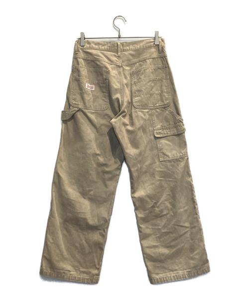 X-LARGE（エクストララージ）X-LARGE (エクストララージ) ダブルニーペインターパンツ ブラウン サイズ:W30(76CM)の古着・服飾アイテム