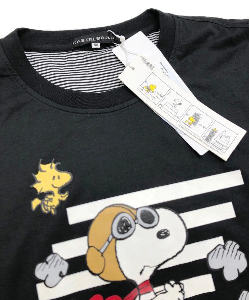 CASTELBAJAC（カステルバジャック）CASTELBAJAC (カステルバジャック) Tシャツ ブラック サイズ:50(XL相当) 未使用品の古着・服飾アイテム