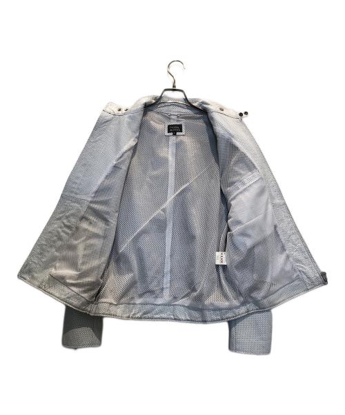HORN WORKS（ホーンワークス）HORN WORKS (ホーンワークス) レザージャケット ホワイト サイズ:4Lの古着・服飾アイテム