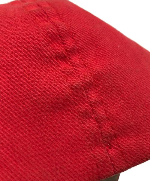 stussy（ステューシー）stussy (ステューシー) 90sロゴ刺繍キャップ レッド サイズ:L-XLの古着・服飾アイテム
