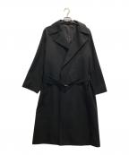 PUBLIC TOKYOパブリックトウキョウ）の古着「オーバータイロッケンコート」｜ブラック