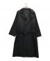 PUBLIC TOKYO（パブリックトウキョウ）の古着「オーバータイロッケンコート」｜ブラック