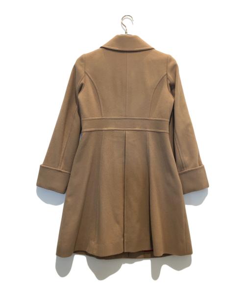 BLUE LABEL CRESTBRIDGE（ブルーレーベルクレストブリッジ）BLUE LABEL CRESTBRIDGE (ブルーレーベルクレストブリッジ) 裏地チェックコート ベージュ サイズ:38の古着・服飾アイテム